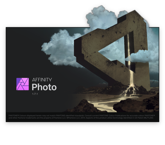 Affinity Photo 1.7.1 起動画面
